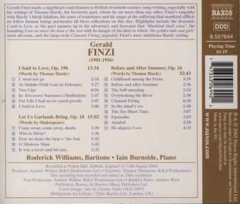 CD Roderick Williams: I Said To Love / Let Us Garlands Bring / Before And After Summer
