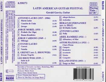 CD Gerald Garcia: Latin American Guitar Festival