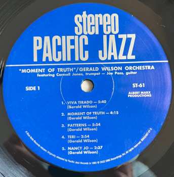 LP Gerald Wilson Orchestra: Moment Of Truth