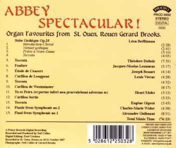 CD Gerard Brooks: Abbey Spectacular! (Organ Favourites From St. Ouen, Rouen)