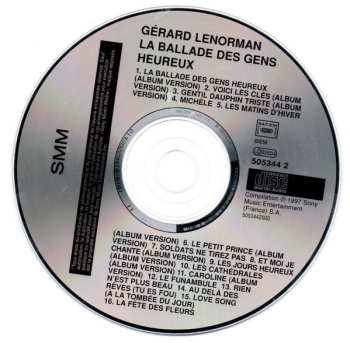 CD Gérard Lenorman: La Ballade Des Gens Heureux