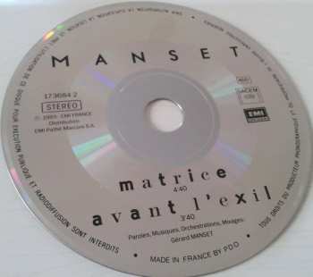CD Gérard Manset: Matrice