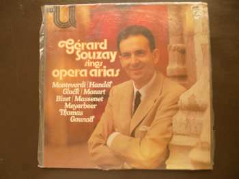 LP Orchestre Des Concerts Lamoureux: Gérard Souzay Sings Opera Arias