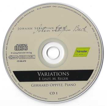 2CD Johann Sebastian Bach: Transcriptions & Variations