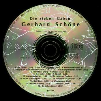 CD Gerhard Schöne: Die Sieben Gaben - Lieder Im Märchenmantel