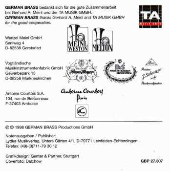 CD German Brass: German Brass On Stage - Overtures