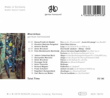 CD German Hornsound: #hornlikes: Favorite Selection Für Hornquartett DIGI