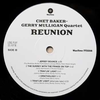 LP Gerry Mulligan Quartet: Reunion LTD