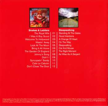 2CD Gerry Rafferty: Snakes And Ladders / Sleepwalking