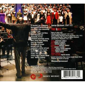 3CD/Doos Nikolaus Harnoncourt: Porgy & Bess