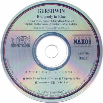 CD George Gershwin: Rhapsody In Blue • Catfish Row