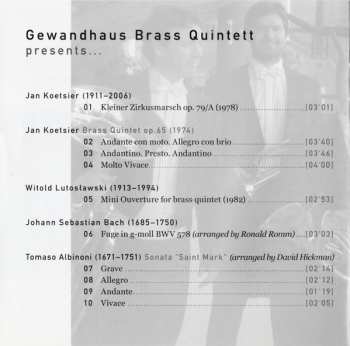 CD Johann Sebastian Bach: Presents…