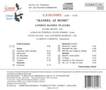 CD Georg Friedrich Händel: Handel At Home