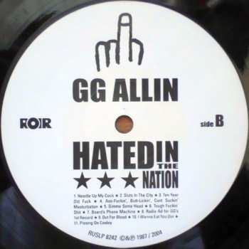 LP GG Allin: Hated In The Nation