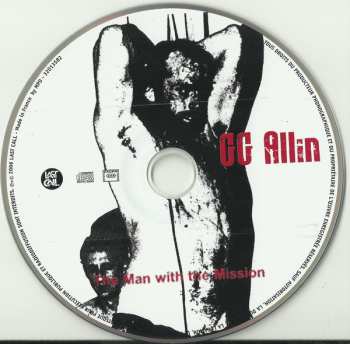 CD GG Allin: The Man With The Mission (Live 1988 1989)