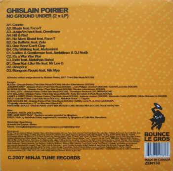 2LP Ghislain Poirier: No Ground Under