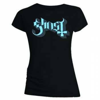 Merch Ghost: Dámské Tričko Blue/grey Keyline Logo Ghost  S