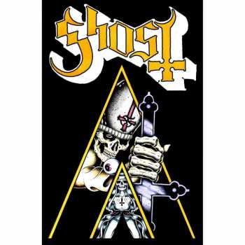 Merch Ghost: Textielposter Clockwork Ghost