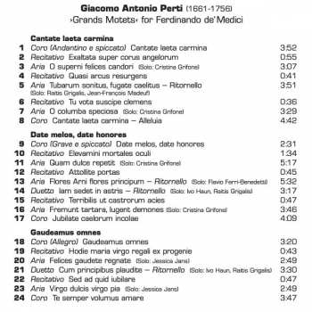 CD Musica Fiorita: Grands Motets For Ferdinando De Medici