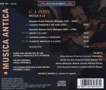CD Capella Musicale Di San Petronio Di Bologna: Messa A12