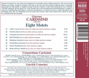 CD Giacomo Carissimi: Eight Motets
