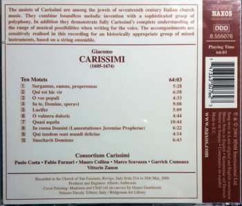 CD Giacomo Carissimi: Ten Motets