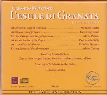 CD/Doos Giacomo Meyerbeer: L'esule Di Granata (Highlights)