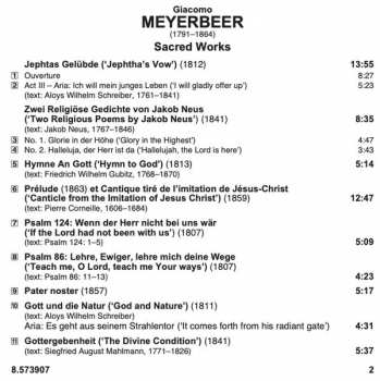 CD Giacomo Meyerbeer: Sacred Works