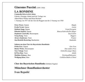 2CD Giacomo Puccini: La Rondine