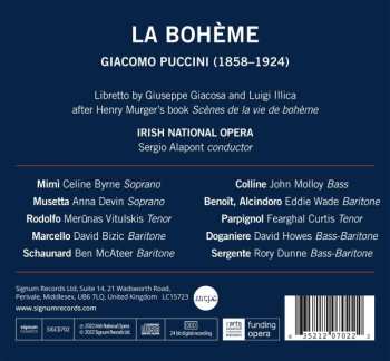2CD Giacomo Puccini: La Bohème
