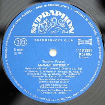 3LP/Doos Giacomo Puccini: Madame Butterfly