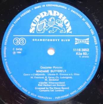 3LP/Doos Giacomo Puccini: Madame Butterfly (3xLP + BOX + BOOKLET)