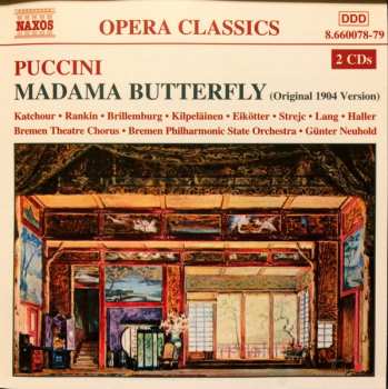 2CD Giacomo Puccini: Madama Butterfly (Original 1904 Version)
