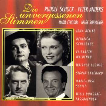 Album Giacomo Puccini: Schock,anders,cebotari,rosvaenge