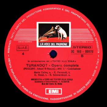 3LP/Doos Giacomo Puccini: Turandot