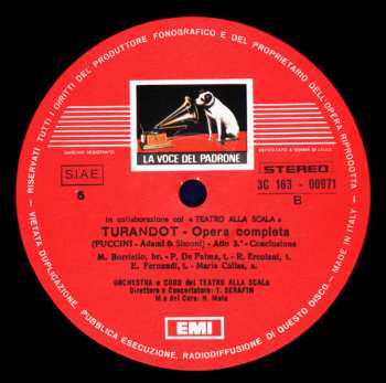 3LP/Doos Giacomo Puccini: Turandot
