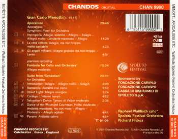 CD Richard Hickox: Apocalisse • Fantasy For Cello • Suite From 'Sebastian'