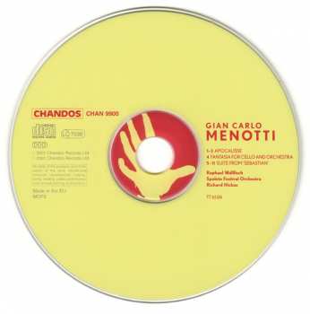 CD Richard Hickox: Apocalisse • Fantasy For Cello • Suite From 'Sebastian'