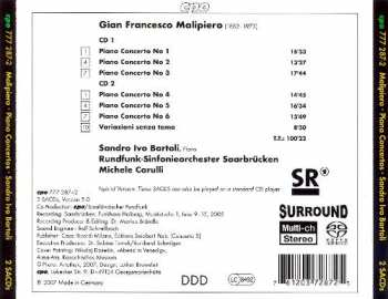 2SACD Rundfunk-Sinfonieorchester Saarbrücken: Piano Concertos 1-6, Variazioni Senza Tema