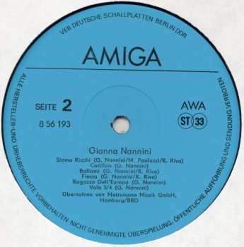 LP Gianna Nannini: Gianna Nannini