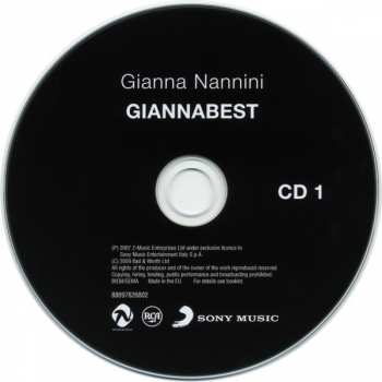2CD Gianna Nannini: GiannaBest