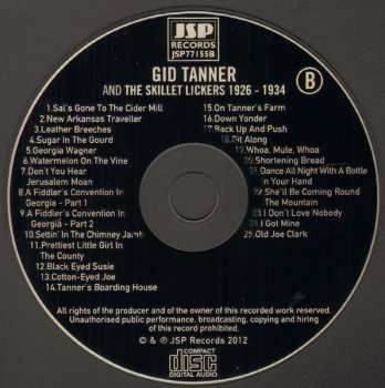 4CD/Doos Gid Tanner & His Skillet Lickers: Gid Tanner And The Skillet Lickers