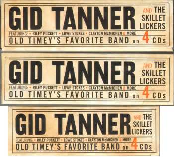 4CD/Doos Gid Tanner & His Skillet Lickers: Gid Tanner And The Skillet Lickers