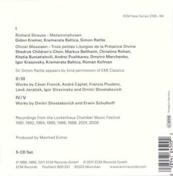 5CD/Doos Gidon Kremer: Edition Lockenhaus
