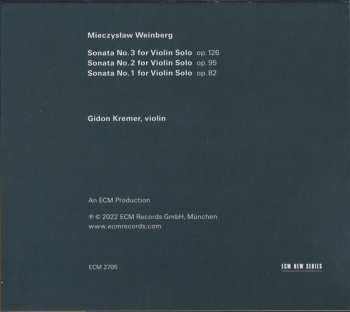 CD Mieczysław Weinberg: Sonatas For Violin Solo