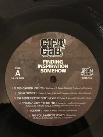 LP The Gift Of Gab: Finding Inspiration Somehow