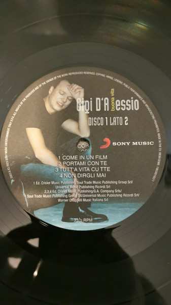 3LP Gigi D'Alessio: Buona Vita