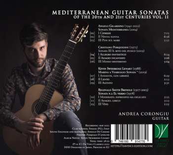 CD Cristiano Porqueddu: Mediterranean Guitar Sonatas Of The 20th And 21st Centuries Vol. II