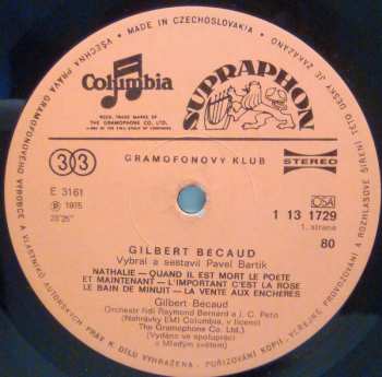 LP Gilbert Bécaud: Gilbert Bécaud