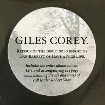 2LP Giles Corey: Giles Corey
